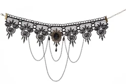 Choker Gothic met kant