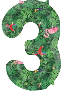 Cijfer ballon Jungle Vibe 86cm