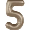 Cijfer ballon Starlight Gold 86 cm