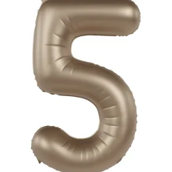 Cijfer ballon Starlight Gold 86 cm