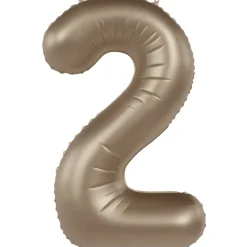 Cijfer ballon Starlight Gold 86 cm