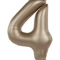 Cijfer ballon Starlight Gold 86 cm