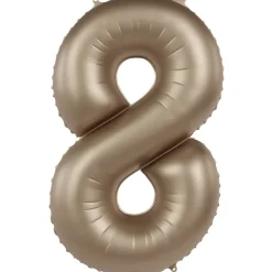 Cijfer ballon Starlight Gold 86 cm