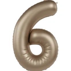 Cijfer ballon Starlight Gold 86 cm