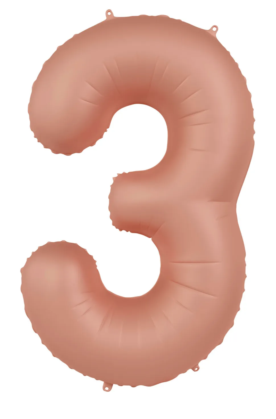 Cijfer ballon Vintage Rose 86cm