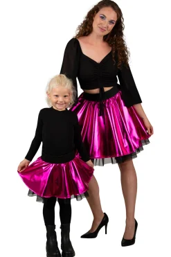 Cirkelrokje Metallic voor kinderen