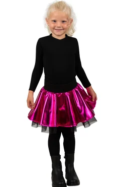 Cirkelrokje Metallic voor kinderen
