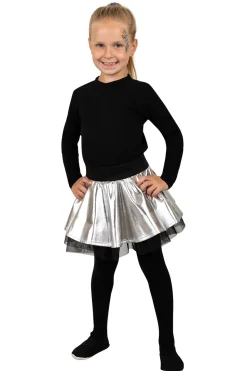 Cirkelrokje Metallic voor kinderen