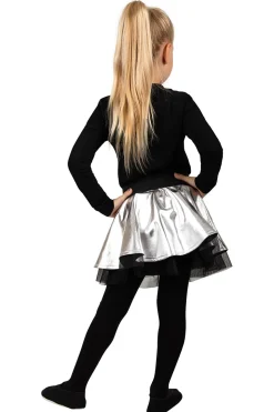 Cirkelrokje Metallic voor kinderen