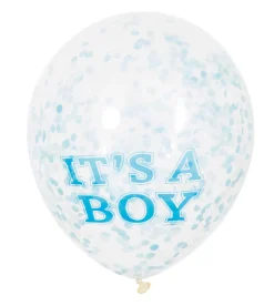 Confetti ballonnen It's a boy - girl