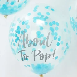 Confetti ballonnen Oh Baby 5st