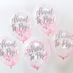 Confetti ballonnen Oh Baby 5st