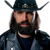 Cowboyhoed Biker Skull