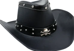 Cowboyhoed Biker Skull