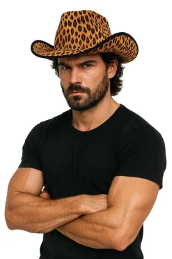 Cowboy hoed panterprint