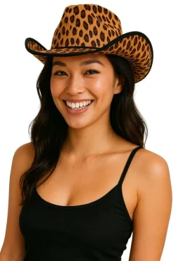 Cowboy hoed panterprint