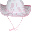 Cowboyhoed velvet koeienprint Roze