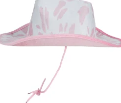 Cowboyhoed velvet koeienprint Roze