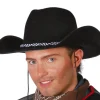 Cowboyhoed vilt zwart