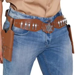 Cowboyholster dubbel Sheriff