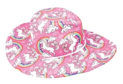 Cowgirl hoed Unicorn rainbow