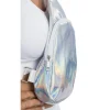 Crossbody Tas Silver Iridescent