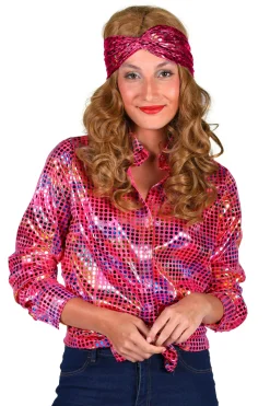 Damesblouse Disco glamour