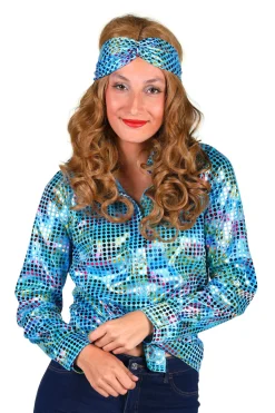 Damesblouse Disco glamour