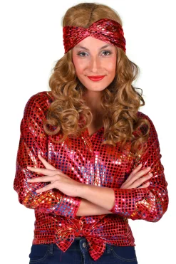 Damesblouse Disco glamour