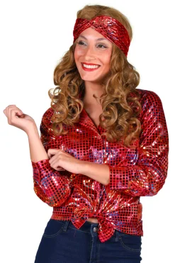 Damesblouse Disco glamour