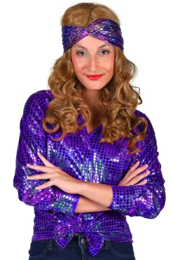 Damesblouse Disco glamour
