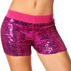 Dames hotpants Pailletten