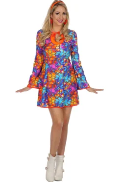 Dameskostuum Hippie jurk 70's