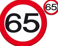 Decoratie set verkeersbord Leeftijden