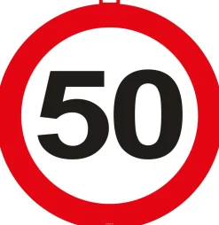 Decoratie verkeersbord Leeftijd 47cm