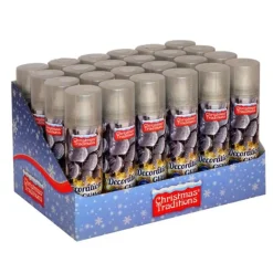 Decoratie spray zilver glitter - 150ml