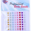 Decoratiestickers bloemetjes 80st 6mm