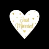 Decoration sign Just Married