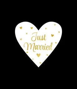 Decoration sign Just Married