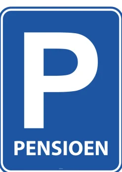 Deurbord Pensioen 45cm