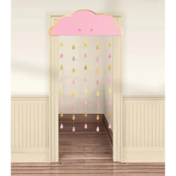 Deurgordijn papier oh baby boy - girl 190x96cm