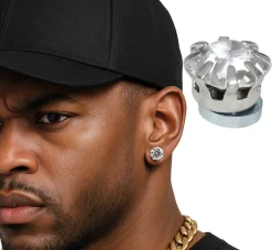 Diamanten Oorbellen magnetisch 2st