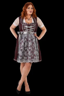 Dirndl Bertine rood