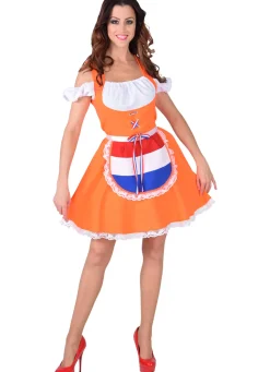 Dirndl Jurkje voor Dames Holland - oranje