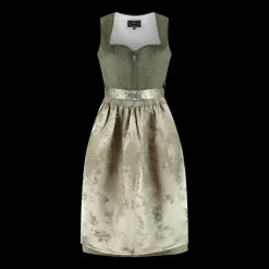 Dirndl Lena Fluweel Groen