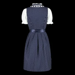 Dirndl Polka dot blauw