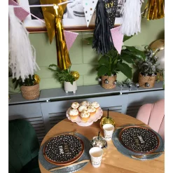 Discobal beker met rietje