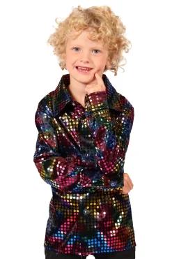 Disco Glamour blouse voor kinderen