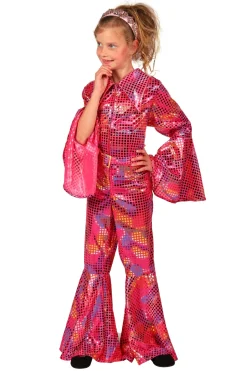 Disco Glamour Catsuit voor kinderen