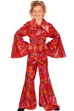 Disco Glamour Catsuit voor kinderen